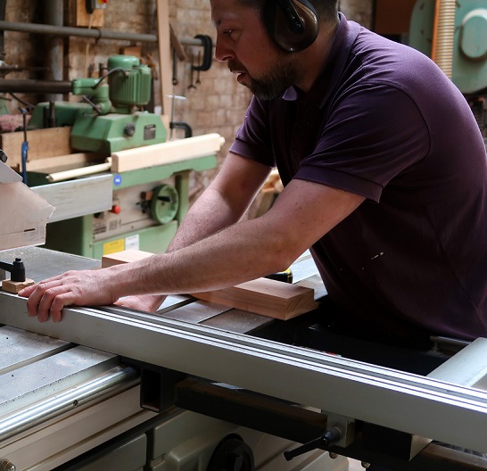 man at machine